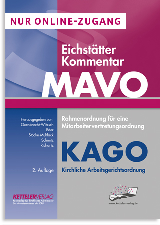 Eichstätter Kommentar MAVO & KAGO - Online-Zugang - 