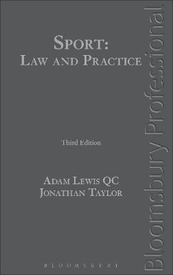 Sport: Law and Practice - Adam Lewis KC, Jonathan Taylor KC