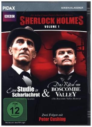 Sherlock Holmes - Eine Studie in Scharlachrot + Das Rätsel von Boscombe Valley, 1 DVD