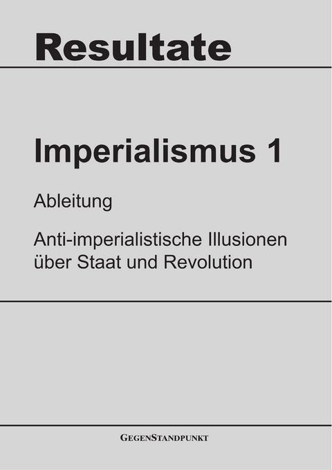 Imperialismus 1 - 