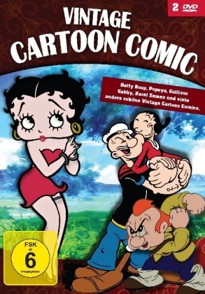 Vintage Cartoon Comic, 2 DVDs