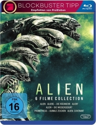 Alien - 6 Filme Collection, 6 Blu-rays