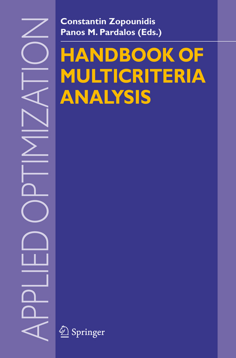 Handbook of Multicriteria Analysis - 