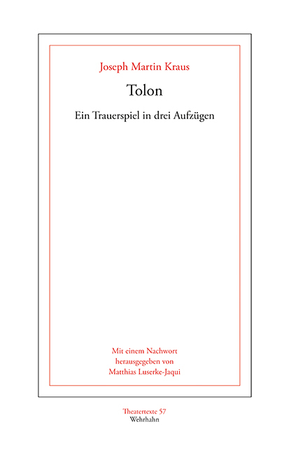 Tolon - Joseph Martin Kraus