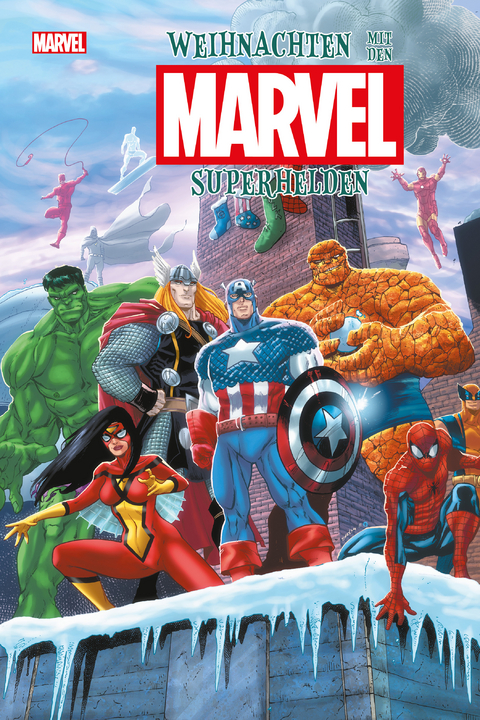 Weihnachten mit den Marvel-Superhelden - Charles Soule, Stan Lee, Peter David, Abby Denson, Christopher Hastings, Ryan Howell, Langdon Foss, Ryan North, Karla Pacheco, Steven T Seagle, Chris Bachalo, Oscar Bazaluda, Danilo S. Beyruth, Myisha Haynes, Steve Lightle, Ron Lim, Sara Pichelli, Nathan Stockman