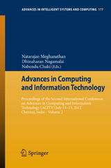 Advances in Computing and Information Technology -  Natarajan Meghanathan,  Dhinaharan Nagamalai,  Nabendu Chaki