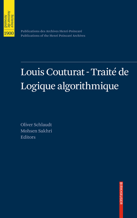 Louis Couturat -Traité de Logique algorithmique - 