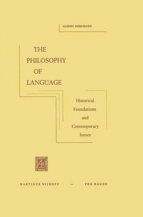 The Philosophy of Language - A. Borgmann