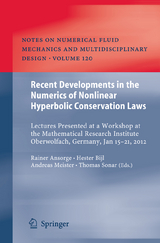 Recent Developments in the Numerics of Nonlinear Hyperbolic Conservation Laws - 