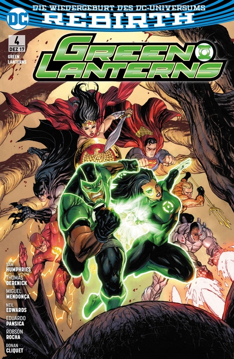 Green Lanterns - Sam Humphries, Robson Rocha, Eduardo Pansica, Thomas Derenick, Minguel Mendoca, Neil Edwards, Ronan Cliquet