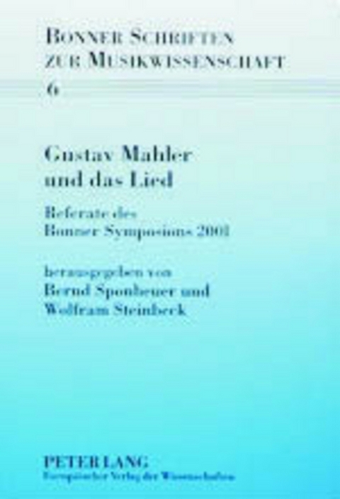 Gustav Mahler und das Lied - 