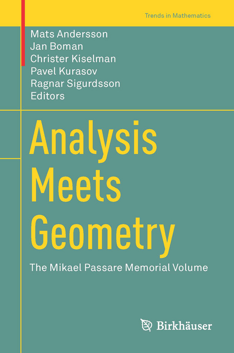 Analysis Meets Geometry - 