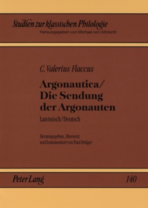 Argonautica / Die Sendung der Argonauten - Paul Dräger