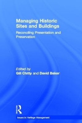 Managing Historic Sites and Buildings - 