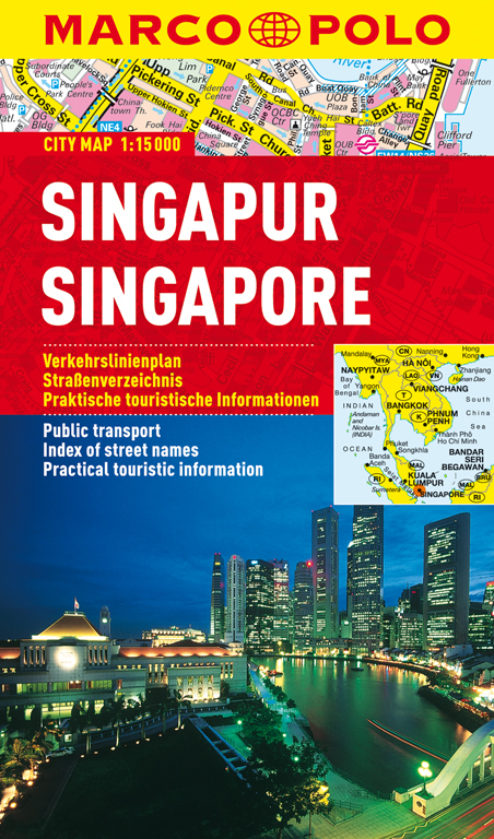 MARCO POLO Cityplan Singapur 1:15 000