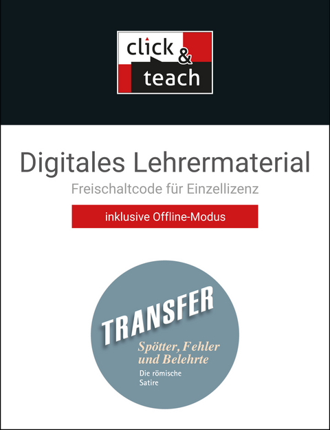 Transfer. Die Lateinlektüre / Spötter, Fehler und Belehrte click & teach Box - Rüdiger Bernek