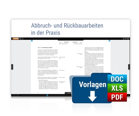 Abbruch- und Rückbauarbeiten in der Praxis - Dipl.-Phys. Jäger  Michael, Dr. Ing. Kamrath  Paul, Dr. Ing. Korth  Dietrich, Dipl.-Ing. Architekt M.Sc. REV Körber  Peter, Dr. Ing. Mollenhauer  Konrad, Clemens Narloch, Guido Sandmann, Dipl. Ing. Architekt Schöwer  Ralf, Dr. Ing. Voss  Dirk, Walter Werner, Stefan Johannsen