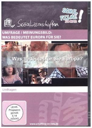 Umfrage / Meinungsbild: Was bedeutet Europa für Sie?, 1 DVD