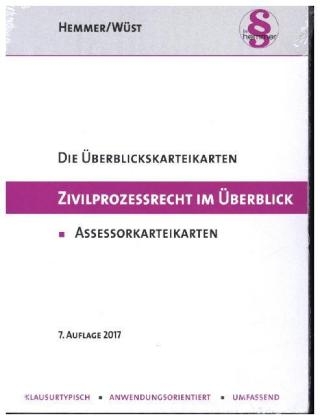 Ass. Karteikarten Zivilprozessrecht im Überblick - Karl-Edmund Hemmer, Achim Wüst