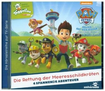 Paw Patrol - die Rettung der Meeresschildkröten, 1 Audio-CD