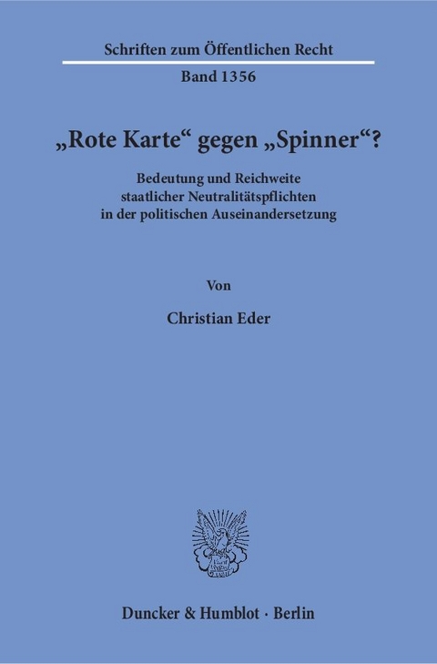 "Rote Karte" gegen "Spinner"? - Christian Eder