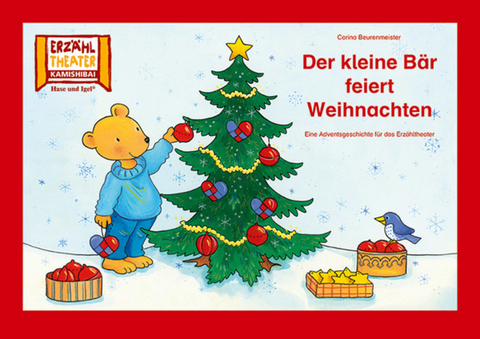 Der kleine Bär feiert Weihnachten / Kamishibai Bildkarten - Corina Beurenmeister