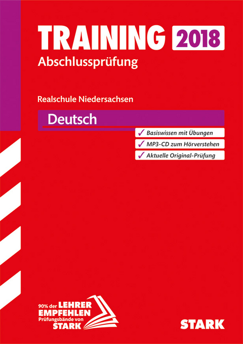 Training Abschlussprüfung Realschule Niedersachsen - Deutsch, mit MP3-CD