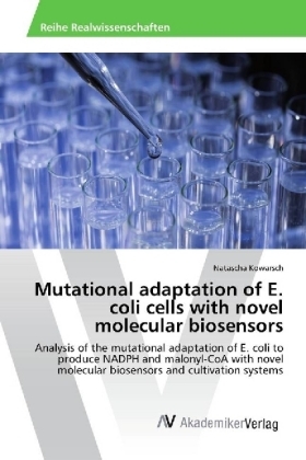 Mutational adaptation of E. coli cells with novel molecular biosensors - Natascha Kowarsch