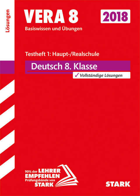 Lösungen zu VERA 8 Testheft 1: Haupt-/Realschule - Deutsch