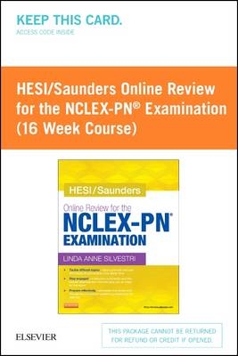 Hesi/Saunders Online Review for the Nclex-PN Examination (1 Year) (Access Card) - Linda Anne Silvestri,  Hesi