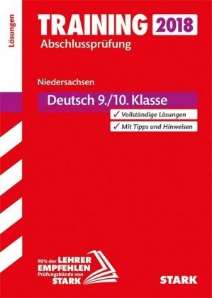 Lösungen zu Training Abschlussprüfung Hauptschule - Deutsch 9./10. Klasse - Niedersachsen