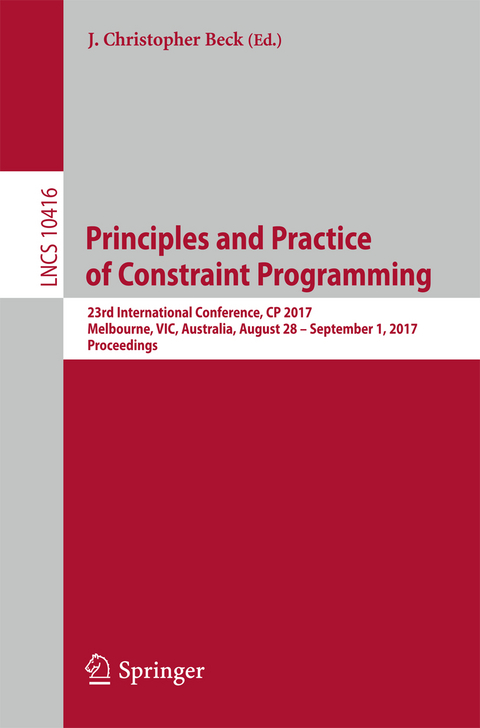 Principles and Practice of Constraint Programming - 