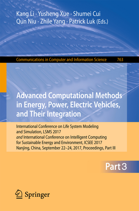 Advanced Computational Methods in Energy, Power, Electric Vehicles, and Their Integration - 