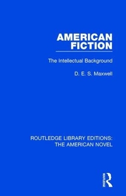 American Fiction - D. E. S. Maxwell