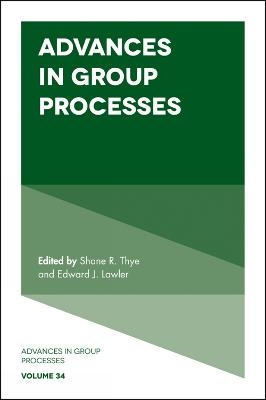 Advances in Group Processes - 