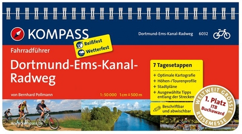 KOMPASS Fahrradführer Dortmund-Ems-Kanal-Radweg - Bernhard Pollmann