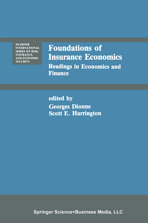 Foundations of Insurance Economics - 