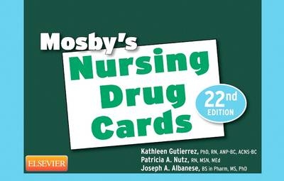 Mosby's Nursing Drug Cards - Patricia A. Nutz,  Mosby