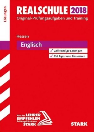 Lösungen zu Original-Prüfungen und Training Realschule - Englisch - Hessen