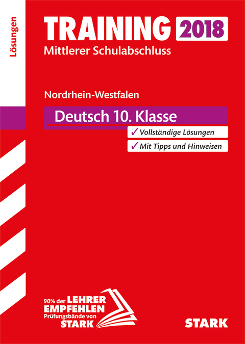 Lösungen zu Training Mittlerer Schulabschluss - Deutsch - NRW