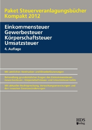 Paket Steuerveranlagungsbücher Kompakt 2012 - Thomas Arndt, Uwe Perbey, Markus Markus Deutsch, Annette Annette Lähn