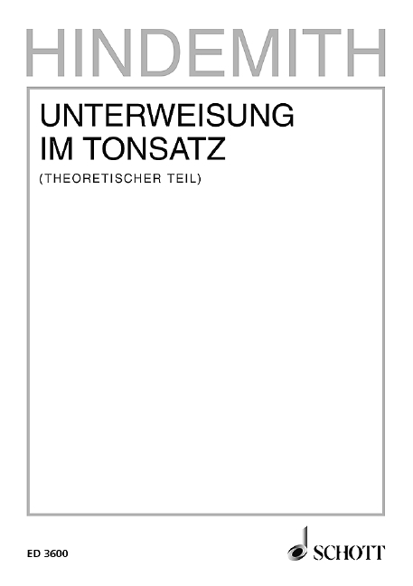 Unterweisung im Tonsatz - Paul Hindemith