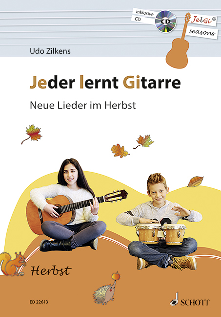 Jeder lernt Gitarre - Neue Lieder im Herbst - Udo Zilkens