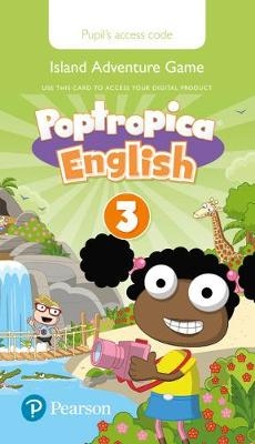 Poptropica English Level 3 Pupil's Online Game Access Card for pack