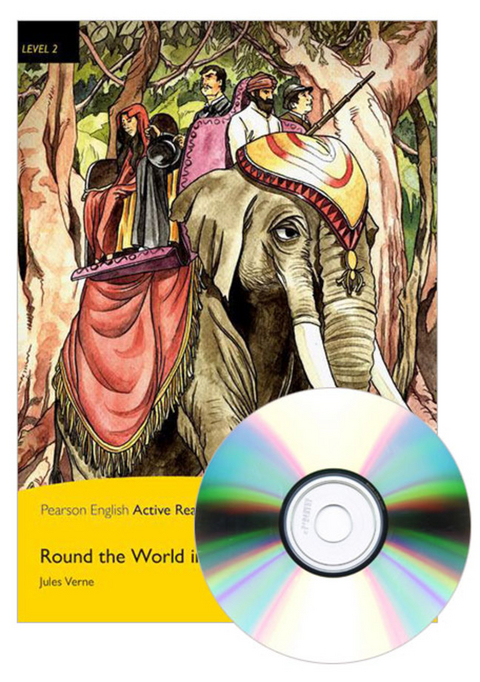 L2:Round Wrld 80 Days Bk & M-ROM Pk - Jules Verne