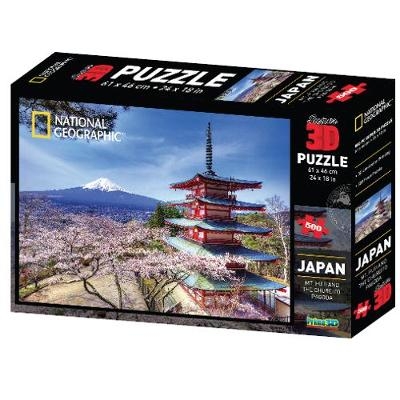 Honshu Island 3D National Geographic Puzzle