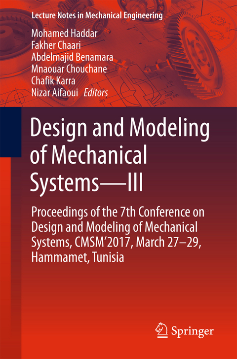 Design and Modeling of Mechanical Systems—III - 