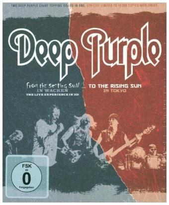 From The Setting Sun (in Wacken) / To the Rising Sun (in Tokyo), 2 Blu-rays -  Deep Purple