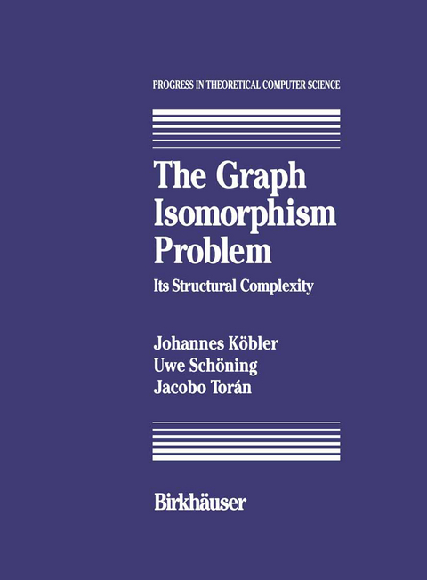 The Graph Isomorphism Problem - J. Kobler, U. Schöning, J. Toran