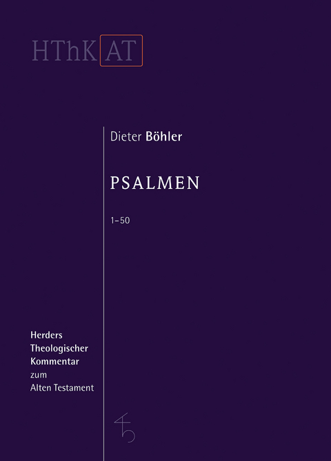 Psalmen 1 - 50 - Dieter Böhler